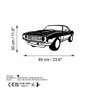Wallity Chevy Camaro Yenko Escultura de pared